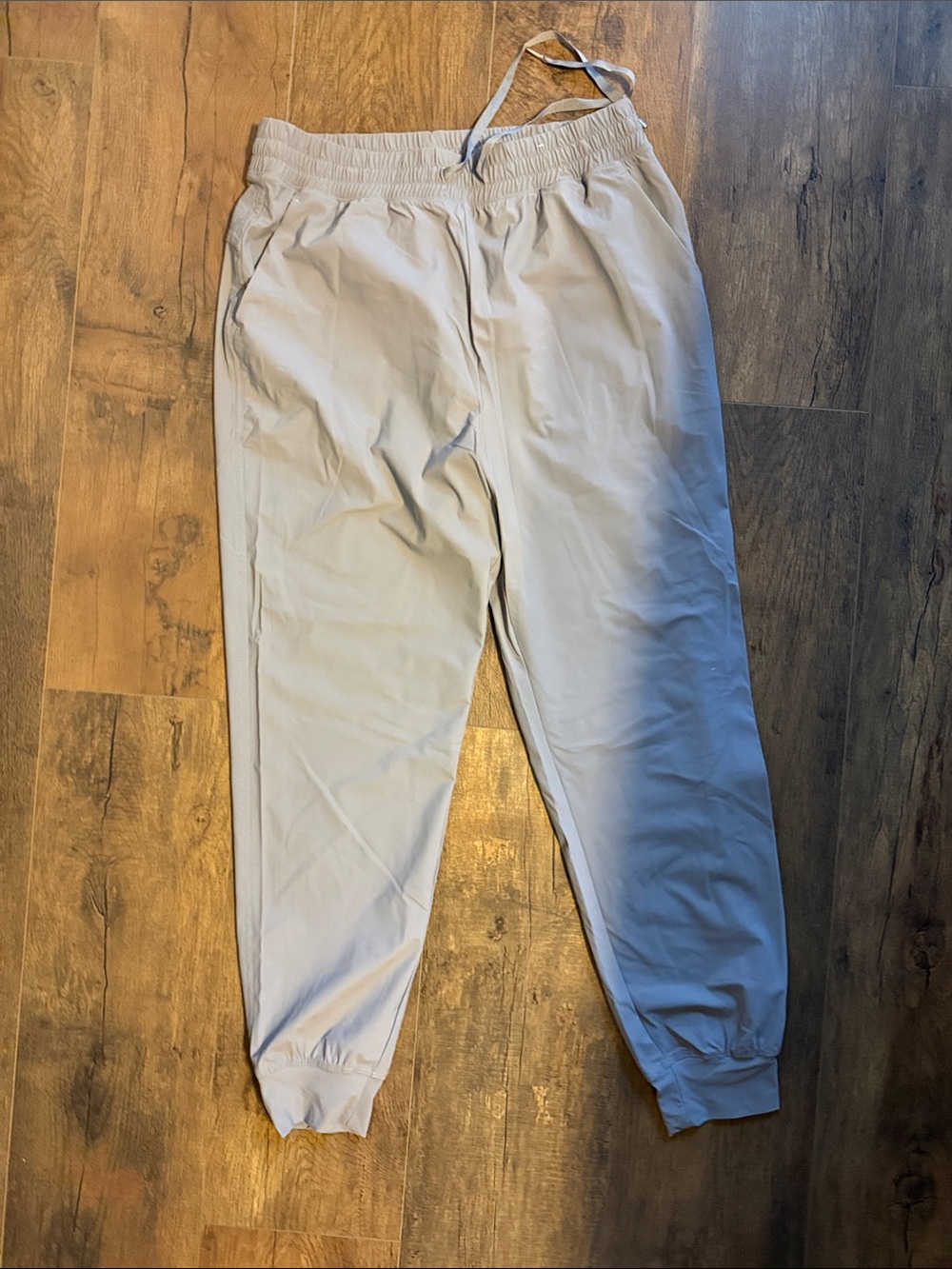 Old Navy Light Gray Elastic Waist Jogger Pants